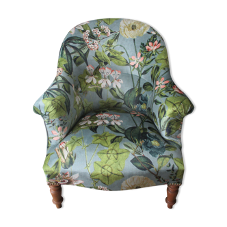 Flowery toad armchair