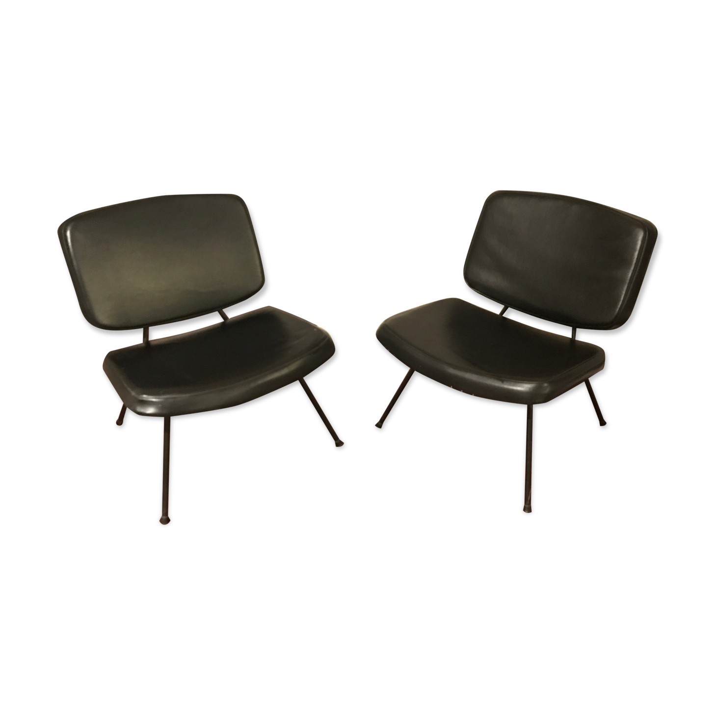 Pair of armchairs CM190 by Pierre Paulin for Thonet
