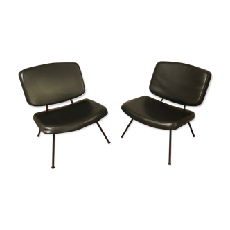 Pair of armchairs CM190 by Pierre Paulin for Thonet