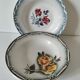 4 deep plates Digoin Sarreguemines – models Marinette & Adèle