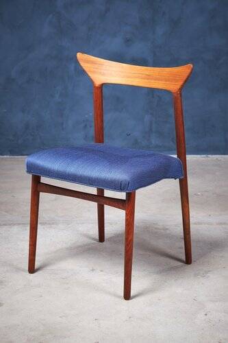 Vintage Teak Dining Chairs by Kurt Østervig, 1960s, Set of 6