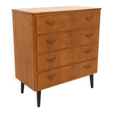 Scandinavian birch commode, Swedish modern, Sweden, 1950