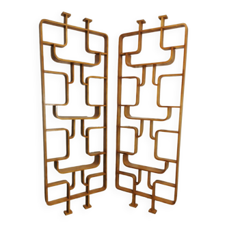 Room Dividers by Ludvik Volak for Drevopodnik Holesov, 1950s, Set of 2