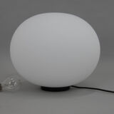 Mid-Century Glass Table Lamp, Italy, 1980s