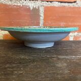 Old Plate SAFI Glazed Earthenware Moroccan 1950s Vintage