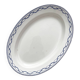 Oval iron earthenware dish Boch la Louvière