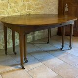 Table à manger en bois (avec rallonge) - mi XIX ème