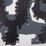 Raoul ubac: composition - original woodcut