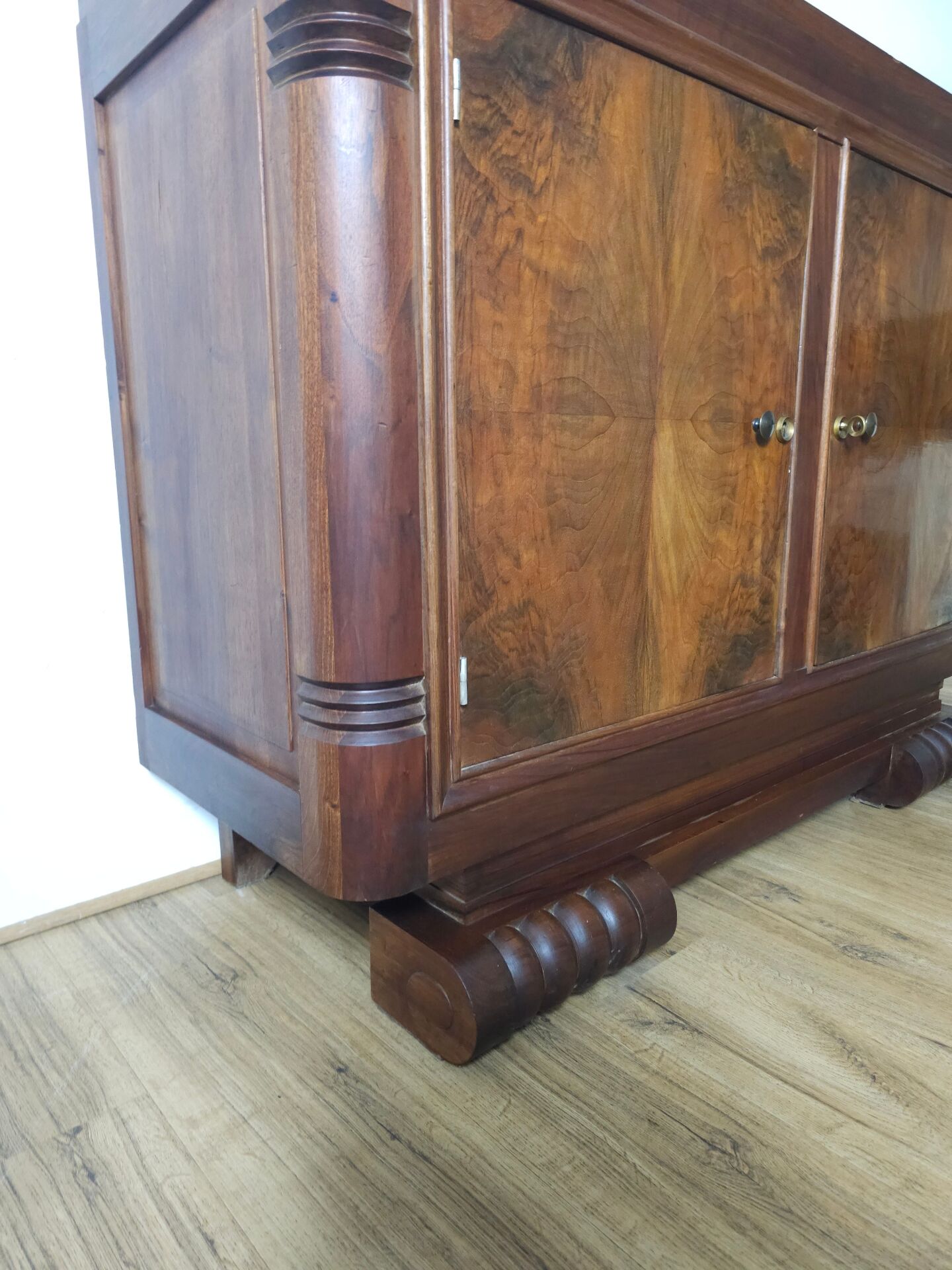 Small Art Deco Buffet in Walnut, Circa 1930