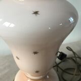 Pink opaline lamp