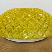 Vintage Glass Wall or Ceiling Light, 1970s
