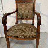 Suite de six fauteuils Restauration en acajou XIX siècle