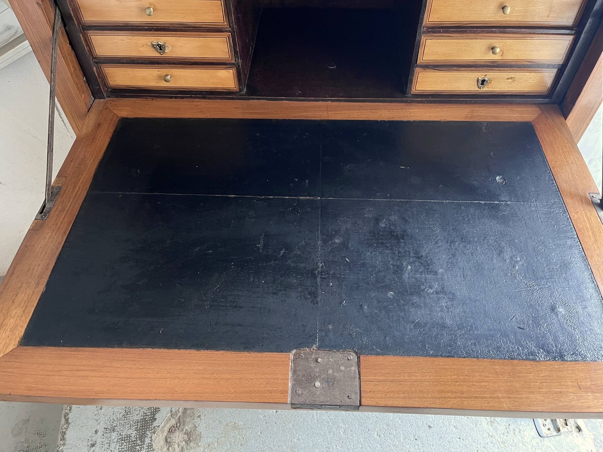Art Deco secretary in wood and marquetry – 1930s