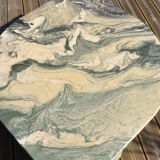 70s marble coffee table