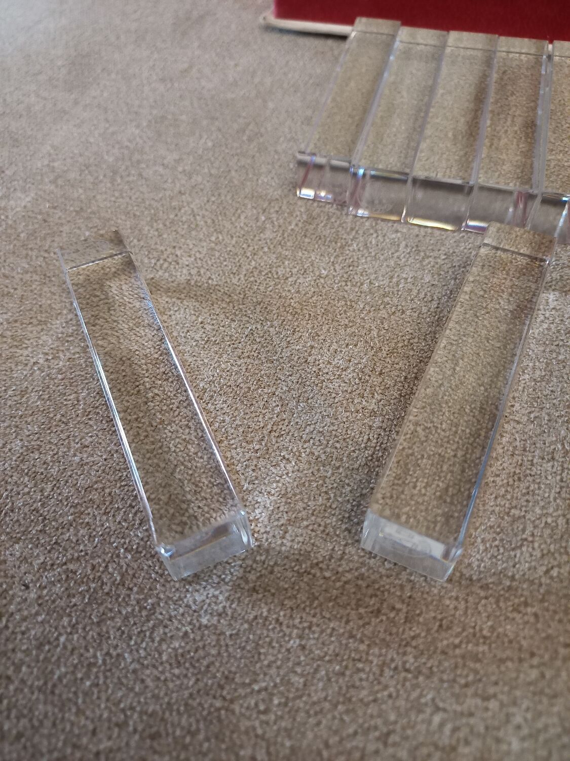 12 Baccarat crystal knife holders