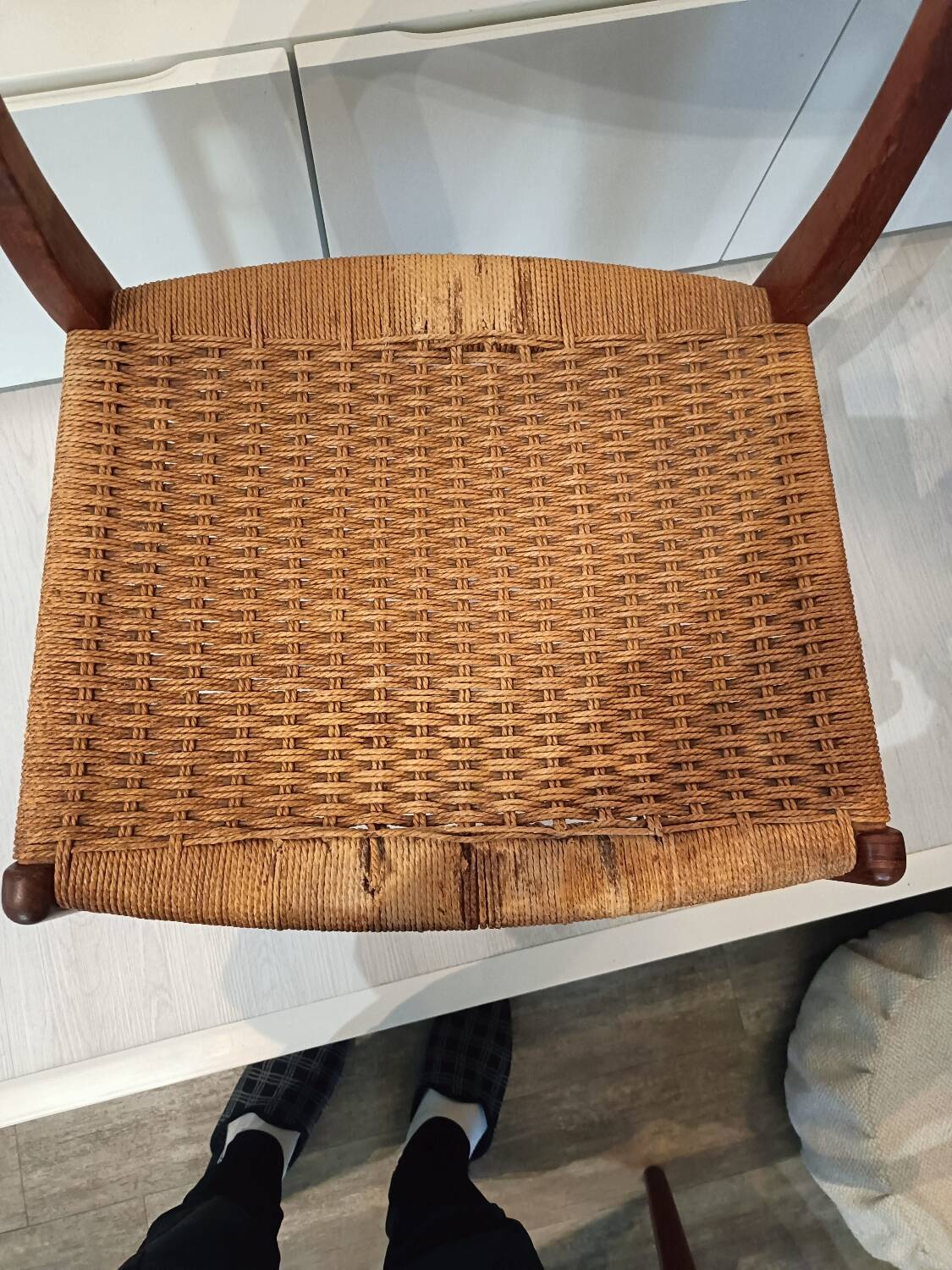 Set of 6 vintage Danish Scandinavian chairs