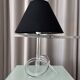 1970s Lucite Knot Table Lamp Attributed to Elaine Bscheider for Dorothy Tho