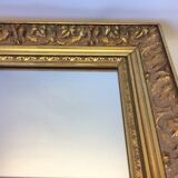 Mirror framing golden resin