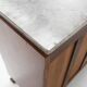 Art Deco cabinet in wood with a marble top, France, 1930s