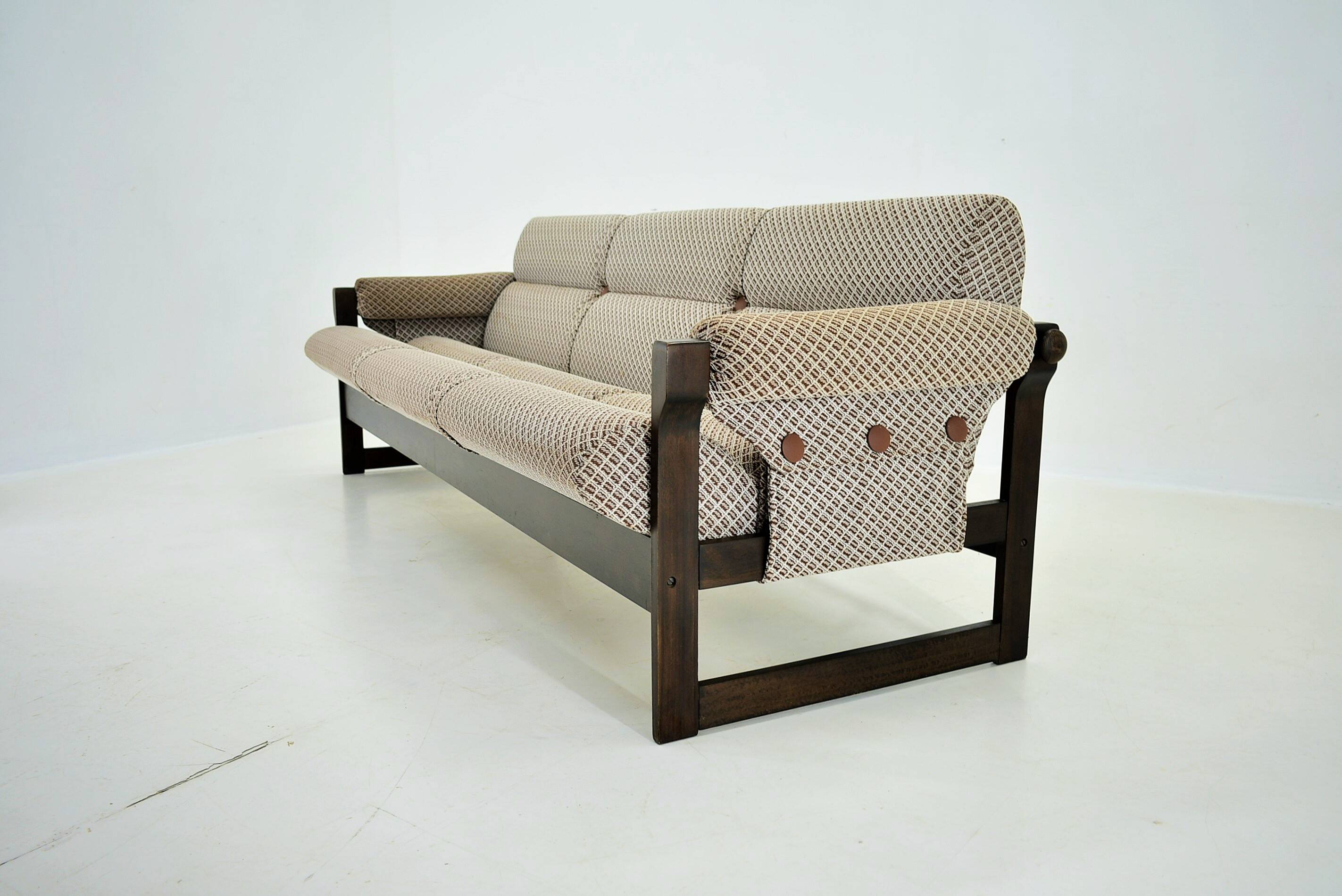 Midcentury Adjustable Sofa, Czechoslovakia,  1970s