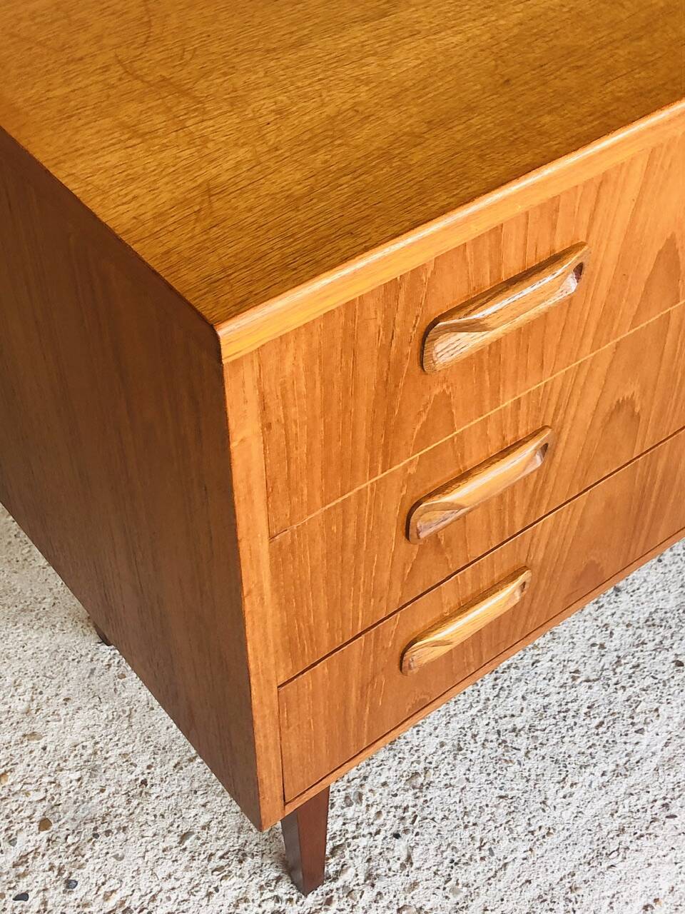 Vintage chest of drawers, Scandinavian style in teak by G plan.