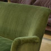 Green velvet canapé 1960s