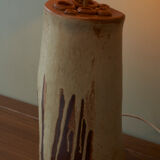 Handmade Danish ceramic table lamp from the 1970