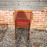 Old Bridge Armchair in Red Skai