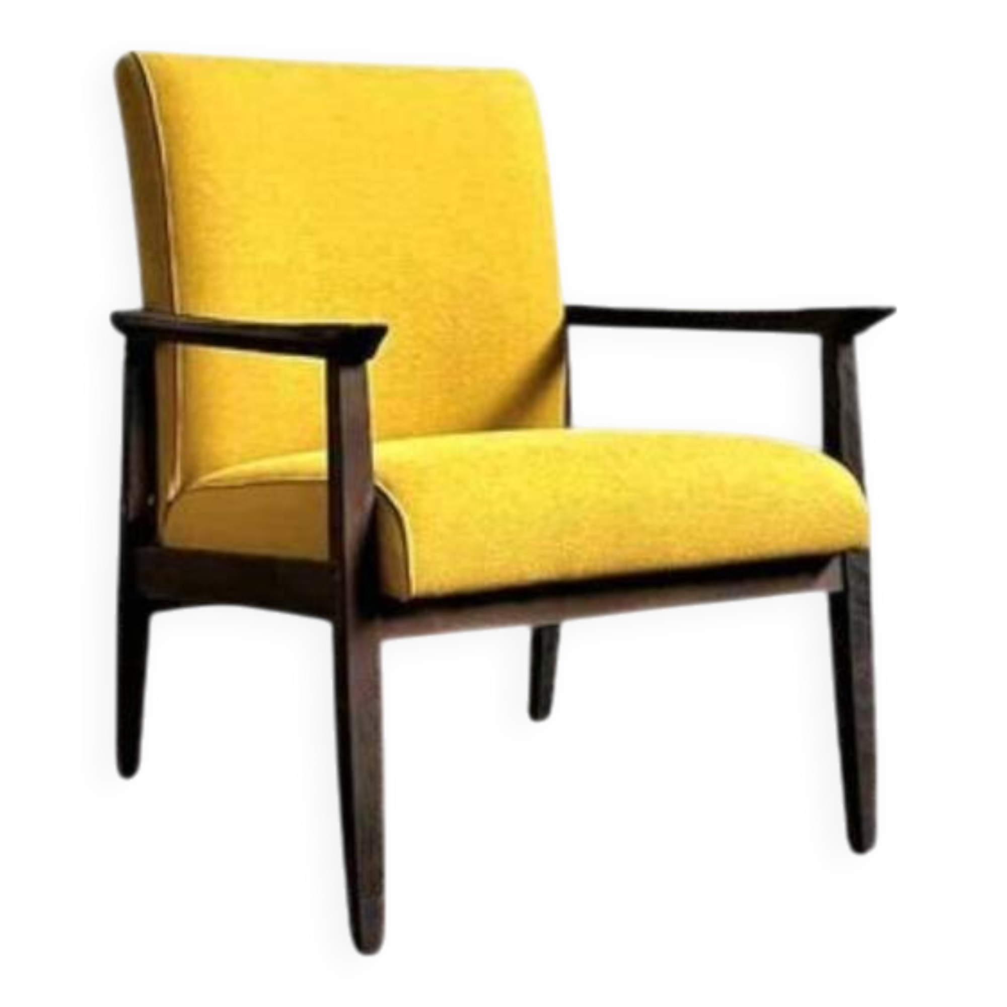 Fauteuil vintage restauré par ton (années 1960)