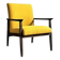 Fauteuil vintage restauré par ton (années 1960)