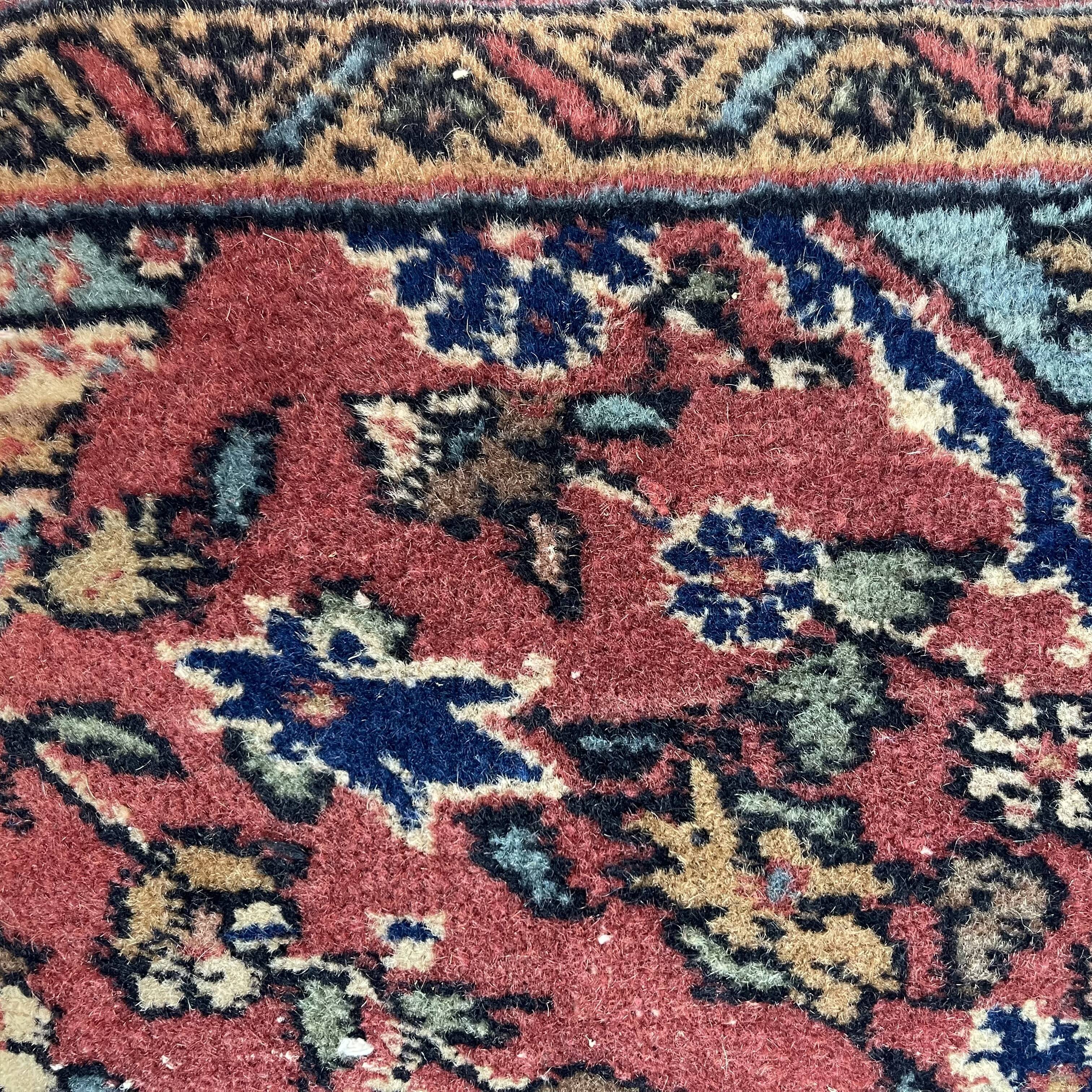 Vintage turkish rug cushion cover, 30 x 50 cm