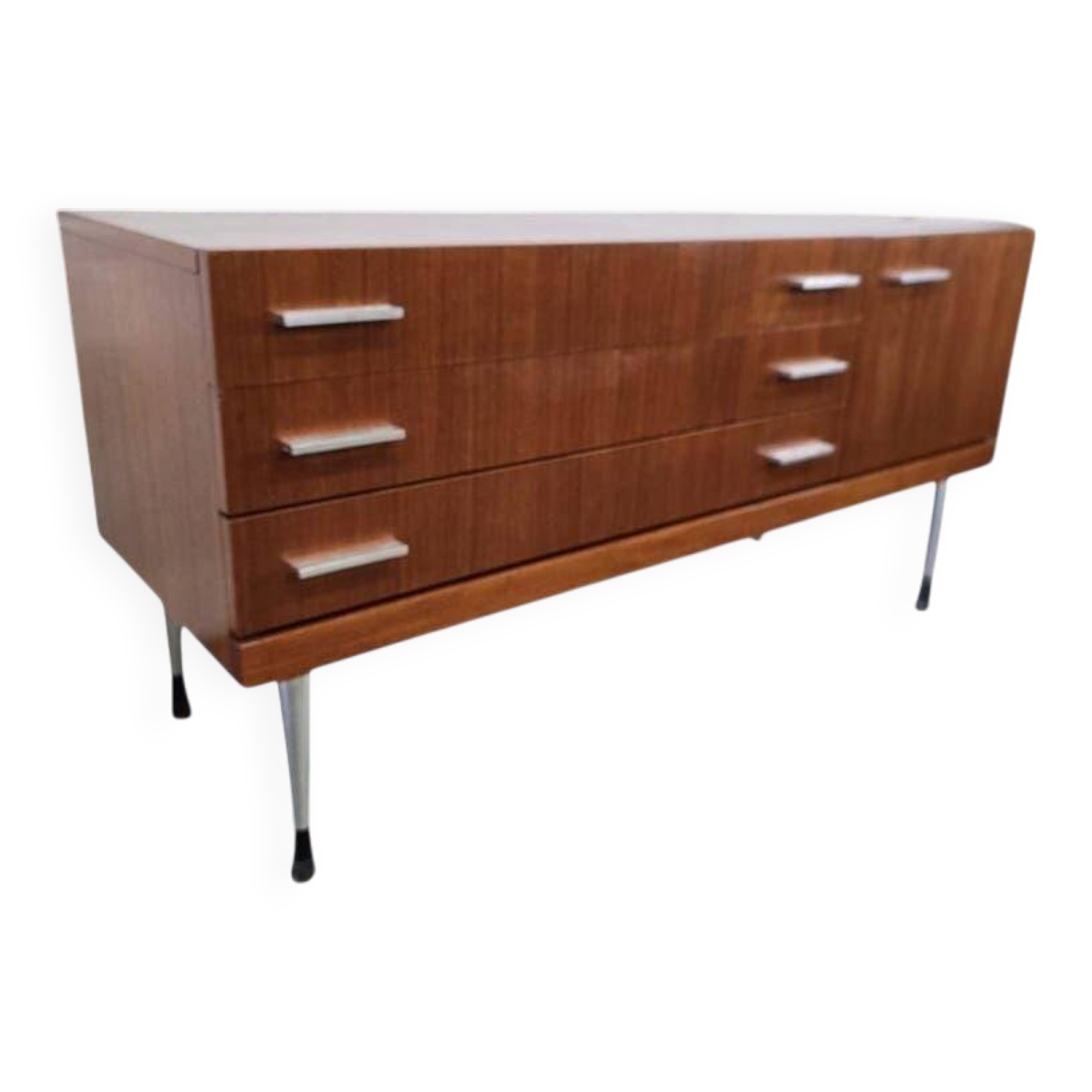 Vintage wooden lowboard / TV unit / low furniture