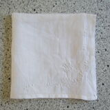 Handkerchief embroidered pouch AB