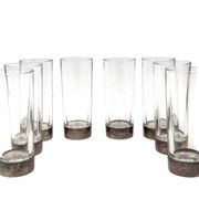 Hollywood Regency silverplate cocktail set, Italy 1970s