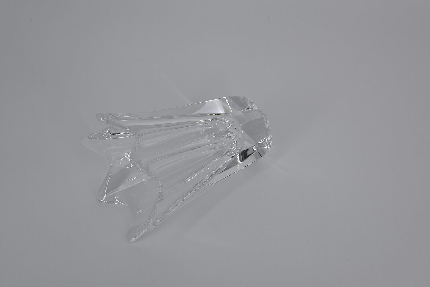 Vintage Scandinavian Crystal Vase Tulip by Jan Johansson for Orrefors, 1970s