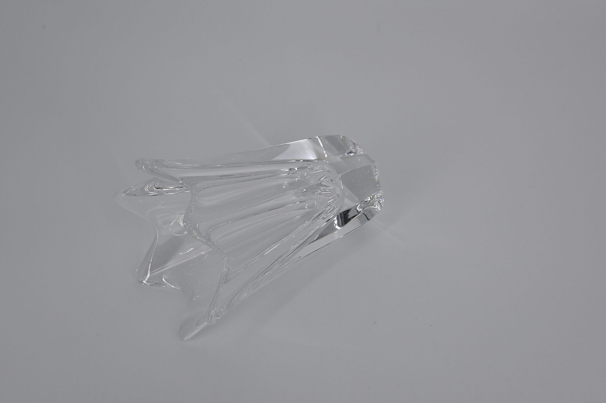 Vintage Scandinavian Crystal Vase Tulip by Jan Johansson for Orrefors, 1970s