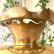 Brass Punch Bowl Set with 12 Cups, Ladle – French Vintage Mid-Century