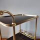 Vintage 1960s rolling bar cart
