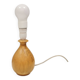 Danish lamp turned in pine wood with the most beautiful markings
