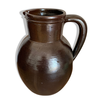 Pitcher stoneware vase Jean Dubost