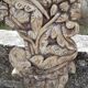 Fronton vosgien en bois sculpté, chêne, 19ème