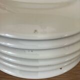 Vintage-Service of 6 cups with saucers-Chalet theme-West Germany