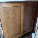 Box desk, 8 drawers, vintage