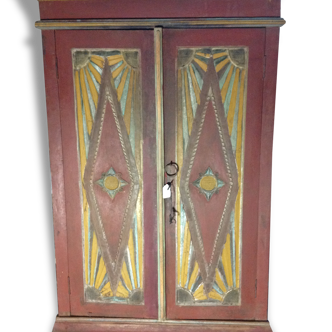 Small full color wardrobe in teak wood