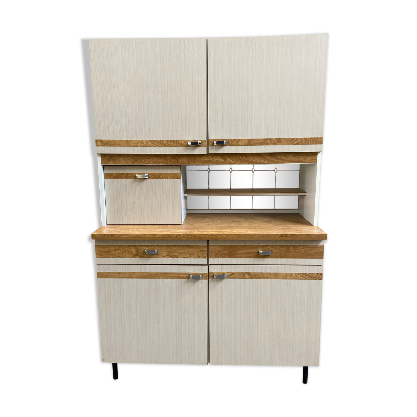 Vintage laminated kitchen buffet 1980s