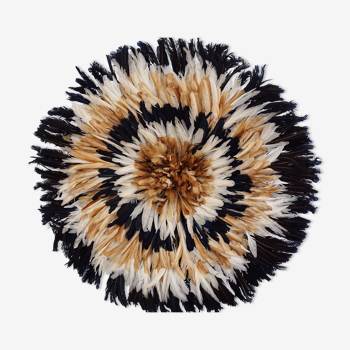 Juju Hat Black White Brown 75 cm