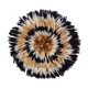 Juju Hat Black White Brown 75 cm