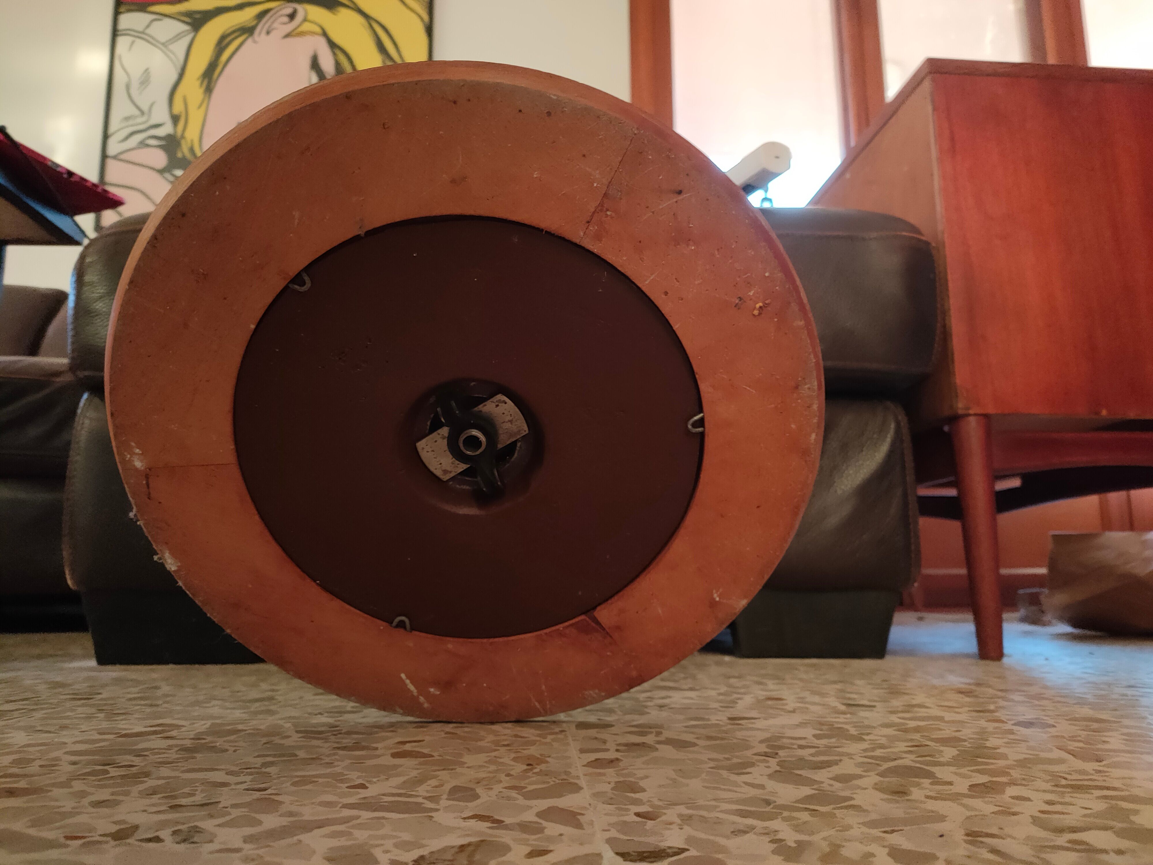 Mid-century pendulum floor lamp