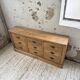 Pine craft cabinet with drawers