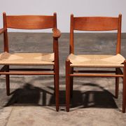 Chaises de salle à manger par Hans Wegner pour Carl Hansen & Søn, Danemark 2 CH37 et 2 CH36
